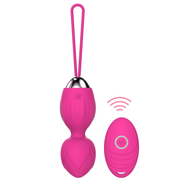 10 Speed Vibrator Kegel Balls Ben wa ball G Spot Vibrator Wireless Remote Control Vaginal tighten Exercise sex toys for Women