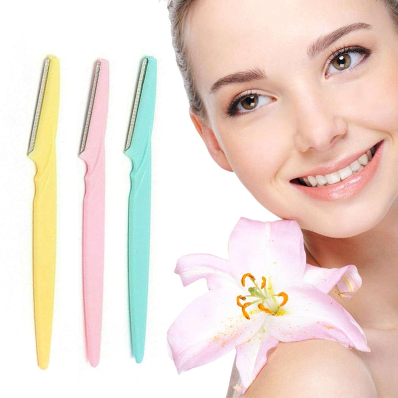 Eyebrow Knife Women Makeup Facial Tool Eyebrow Lip Razor Trimmer Blade Shaver Knife Beauty Tool