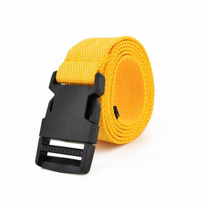 Plastic Buckle Canvas Long Belt for Women Black Red White Female Waist Belt Strap Girls Jeans Pants Waistband ceinture femme