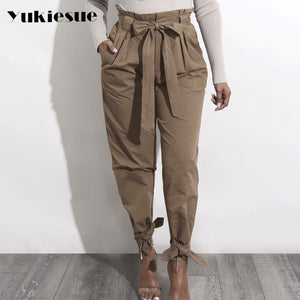 High waist pants camouflage loose joggers women army harem camo pants streetwear punk black cargo pants women capris trousers