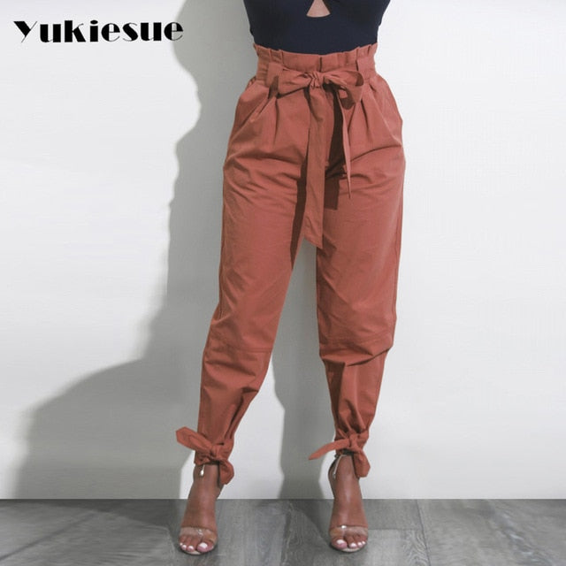 High waist pants camouflage loose joggers women army harem camo pants streetwear punk black cargo pants women capris trousers