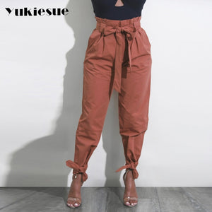 High waist pants camouflage loose joggers women army harem camo pants streetwear punk black cargo pants women capris trousers