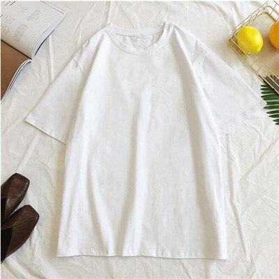 GCAROL Spring Fall Oversize Women T-shirt Candy Streetwear Casual Shirt  Perfect Basics Tops Render Unlined Upper Garment