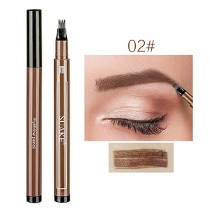 1PC Women Makeup Sketch Liquid Eyebrow Pencil Waterproof Brown Eye Brow Tattoo Dye Tint Pen Liner Long Lasting Eyebrow TSLM2