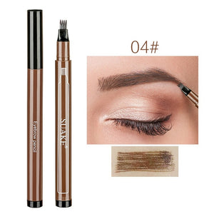 1PC Women Makeup Sketch Liquid Eyebrow Pencil Waterproof Brown Eye Brow Tattoo Dye Tint Pen Liner Long Lasting Eyebrow TSLM2