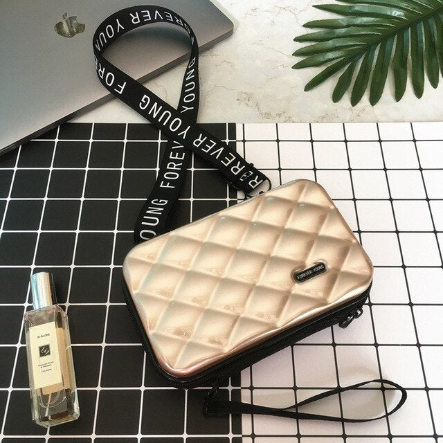 Luxury Box Shape Hand Bags ABS plastic Women Shoulder Bags fashion Designer Clutch Bag female Mini Shoulder Messenger Bag case