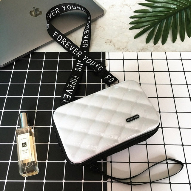 Luxury Box Shape Hand Bags ABS plastic Women Shoulder Bags fashion Designer Clutch Bag female Mini Shoulder Messenger Bag case