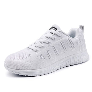 Women Casual Shoes Fashion  White Vulcanized Shoes Breathable Walking Mesh Sneakers Women Shoes Chunky Sneakers Tenis Feminino