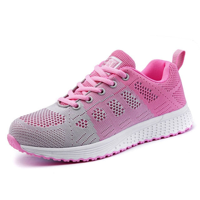 Women Casual Shoes Fashion  White Vulcanized Shoes Breathable Walking Mesh Sneakers Women Shoes Chunky Sneakers Tenis Feminino