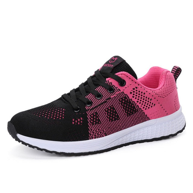 Women Casual Shoes Fashion  White Vulcanized Shoes Breathable Walking Mesh Sneakers Women Shoes Chunky Sneakers Tenis Feminino