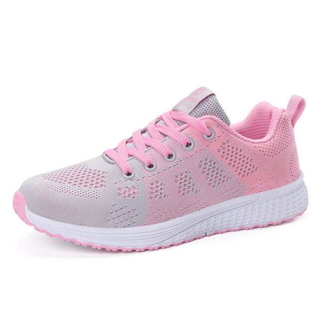 Women Casual Shoes Fashion  White Vulcanized Shoes Breathable Walking Mesh Sneakers Women Shoes Chunky Sneakers Tenis Feminino