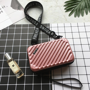 Luxury Hand Bags for Women 2020 New Suitcase Shape Totes Women Famous Brand Clutch Bag Mini Box Bag Fashion Mini Luggage Bag