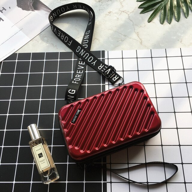 Luxury Hand Bags for Women 2020 New Suitcase Shape Totes Women Famous Brand Clutch Bag Mini Box Bag Fashion Mini Luggage Bag