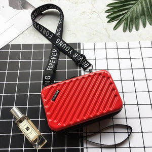 Luxury Hand Bags for Women 2020 New Suitcase Shape Totes Women Famous Brand Clutch Bag Mini Box Bag Fashion Mini Luggage Bag