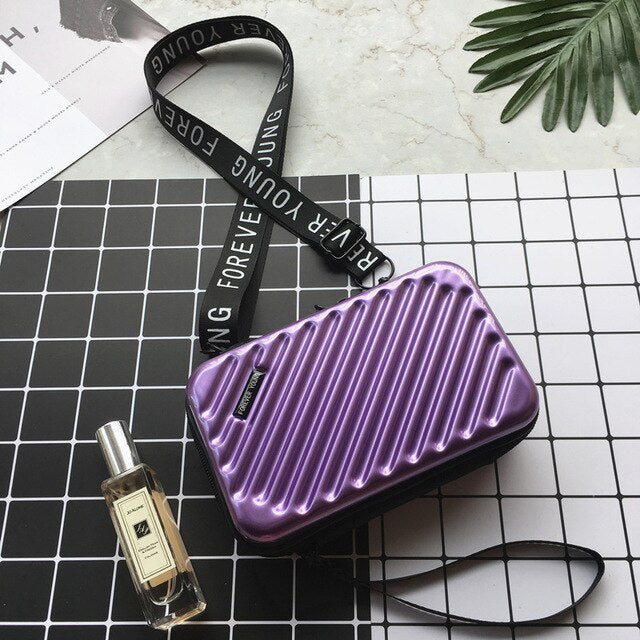 Luxury Hand Bags for Women 2020 New Suitcase Shape Totes Women Famous Brand Clutch Bag Mini Box Bag Fashion Mini Luggage Bag