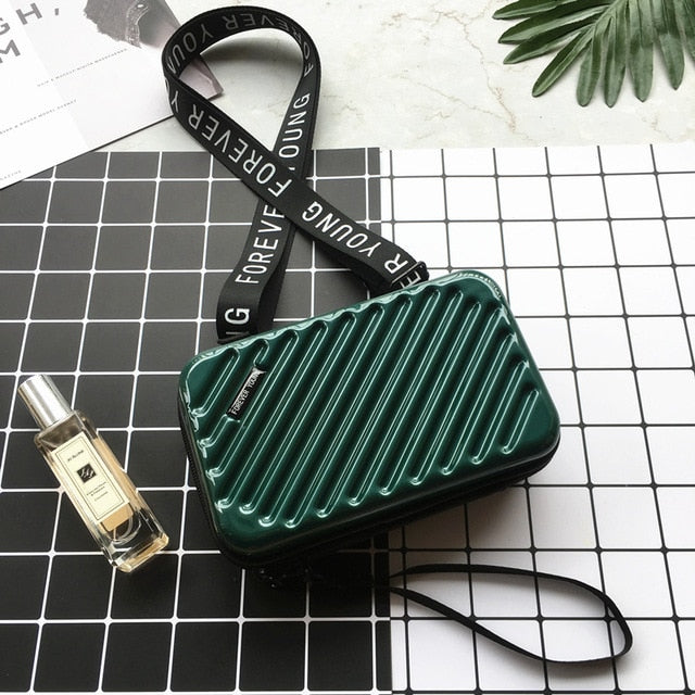 Luxury Hand Bags for Women 2020 New Suitcase Shape Totes Women Famous Brand Clutch Bag Mini Box Bag Fashion Mini Luggage Bag