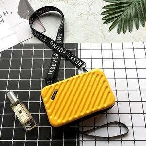 Luxury Hand Bags for Women 2020 New Suitcase Shape Totes Women Famous Brand Clutch Bag Mini Box Bag Fashion Mini Luggage Bag