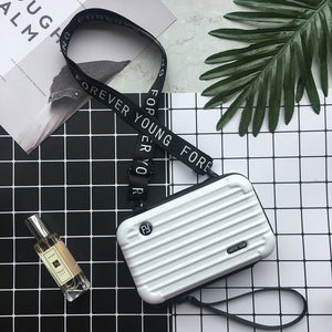 Luxury Hand Bags for Women 2020 New Suitcase Shape Totes Women Famous Brand Clutch Bag Mini Box Bag Fashion Mini Luggage Bag