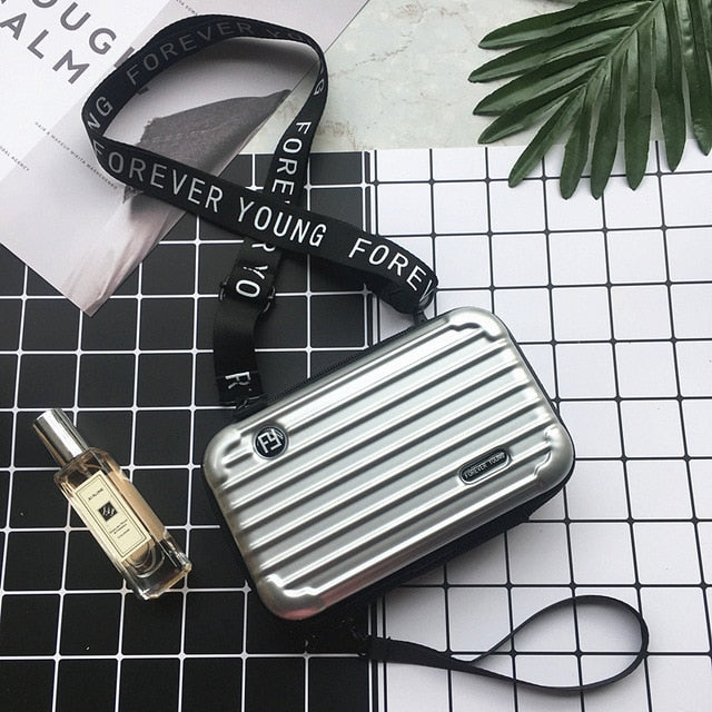 Luxury Hand Bags for Women 2020 New Suitcase Shape Totes Women Famous Brand Clutch Bag Mini Box Bag Fashion Mini Luggage Bag