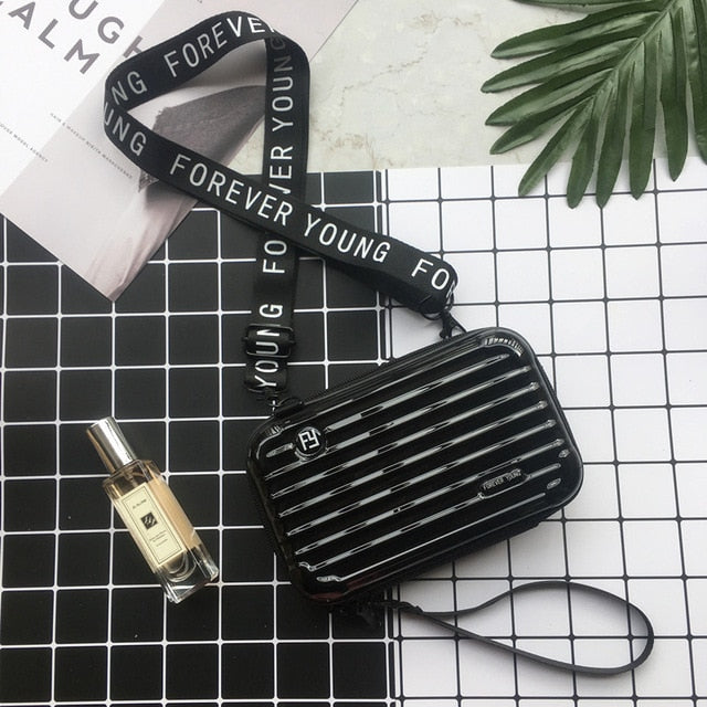 Luxury Hand Bags for Women 2020 New Suitcase Shape Totes Women Famous Brand Clutch Bag Mini Box Bag Fashion Mini Luggage Bag