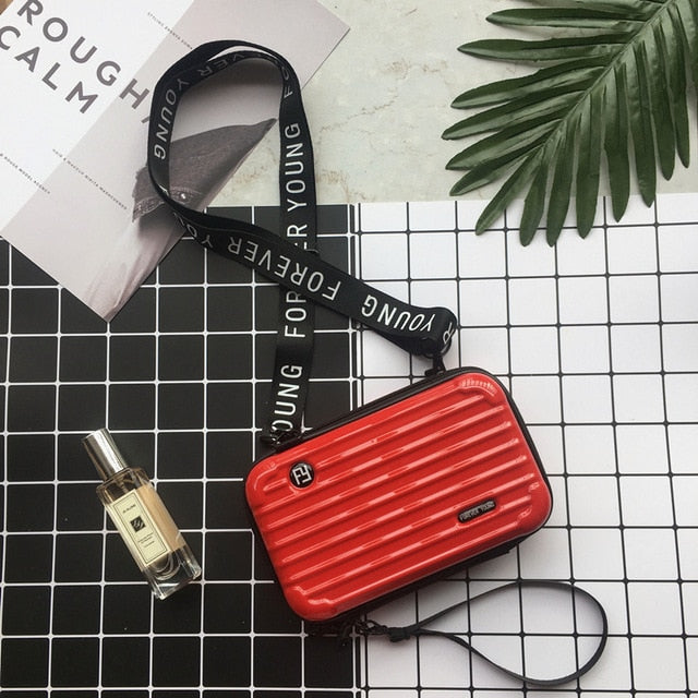 Luxury Hand Bags for Women 2020 New Suitcase Shape Totes Women Famous Brand Clutch Bag Mini Box Bag Fashion Mini Luggage Bag