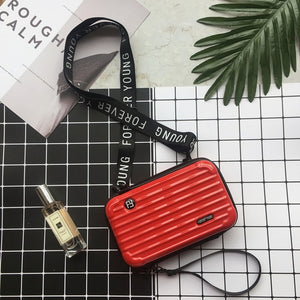 Luxury Hand Bags for Women 2020 New Suitcase Shape Totes Women Famous Brand Clutch Bag Mini Box Bag Fashion Mini Luggage Bag