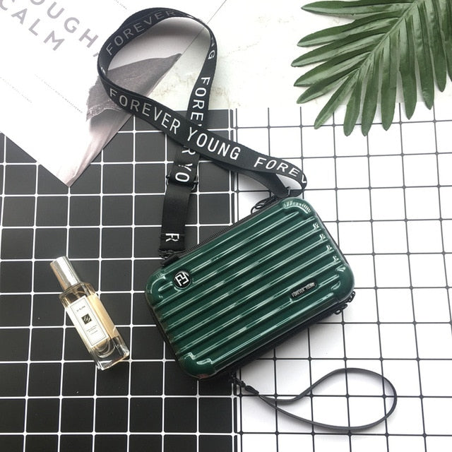 Luxury Hand Bags for Women 2020 New Suitcase Shape Totes Women Famous Brand Clutch Bag Mini Box Bag Fashion Mini Luggage Bag