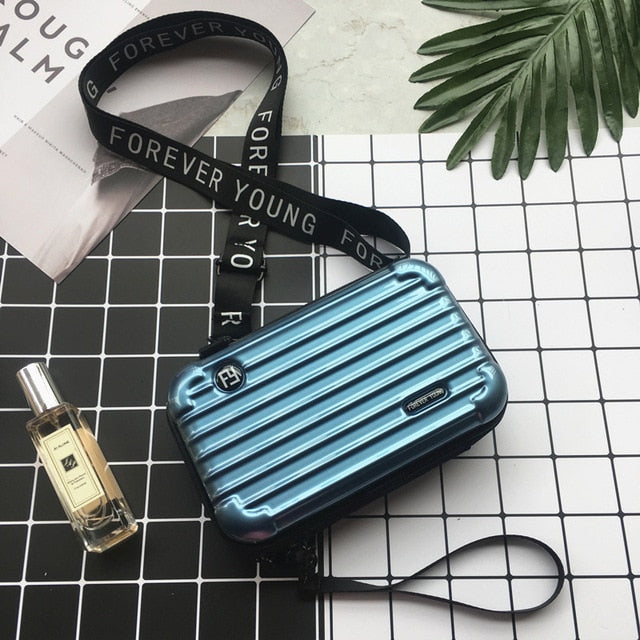 Luxury Hand Bags for Women 2020 New Suitcase Shape Totes Women Famous Brand Clutch Bag Mini Box Bag Fashion Mini Luggage Bag
