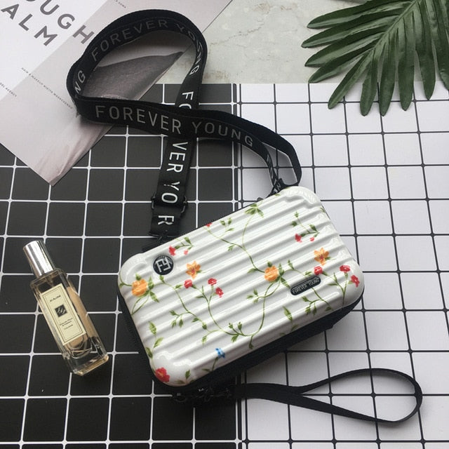 Luxury Hand Bags for Women 2020 New Suitcase Shape Totes Women Famous Brand Clutch Bag Mini Box Bag Fashion Mini Luggage Bag