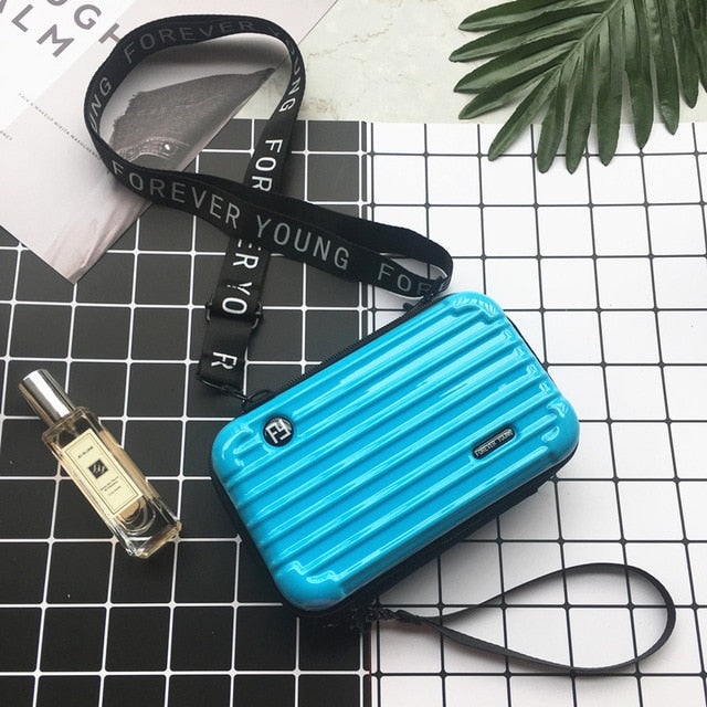 Luxury Hand Bags for Women 2020 New Suitcase Shape Totes Women Famous Brand Clutch Bag Mini Box Bag Fashion Mini Luggage Bag