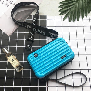 Luxury Hand Bags for Women 2020 New Suitcase Shape Totes Women Famous Brand Clutch Bag Mini Box Bag Fashion Mini Luggage Bag