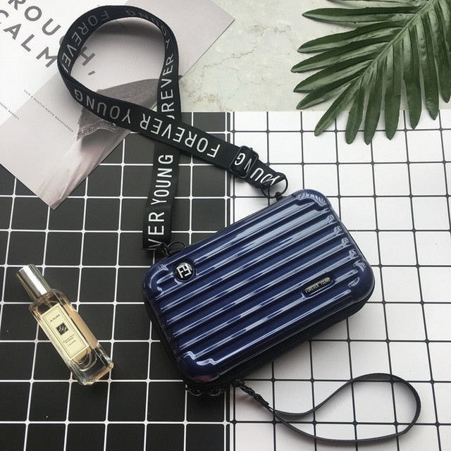 Luxury Hand Bags for Women 2020 New Suitcase Shape Totes Women Famous Brand Clutch Bag Mini Box Bag Fashion Mini Luggage Bag