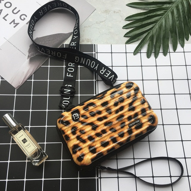 Luxury Hand Bags for Women 2020 New Suitcase Shape Totes Women Famous Brand Clutch Bag Mini Box Bag Fashion Mini Luggage Bag