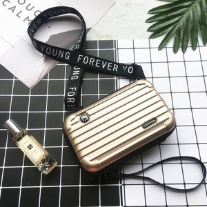 Luxury Hand Bags for Women 2020 New Suitcase Shape Totes Women Famous Brand Clutch Bag Mini Box Bag Fashion Mini Luggage Bag