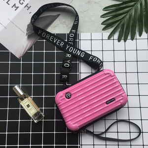 Luxury Hand Bags for Women 2020 New Suitcase Shape Totes Women Famous Brand Clutch Bag Mini Box Bag Fashion Mini Luggage Bag