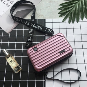 Luxury Hand Bags for Women 2020 New Suitcase Shape Totes Women Famous Brand Clutch Bag Mini Box Bag Fashion Mini Luggage Bag