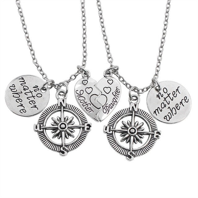 I Love You Best Friends Couple Necklace Jewelry Puzzle BFF Key Lock Tai Chi Heart Pendants Necklaces For Women Men Gift Collier