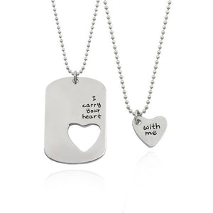 I Love You Best Friends Couple Necklace Jewelry Puzzle BFF Key Lock Tai Chi Heart Pendants Necklaces For Women Men Gift Collier