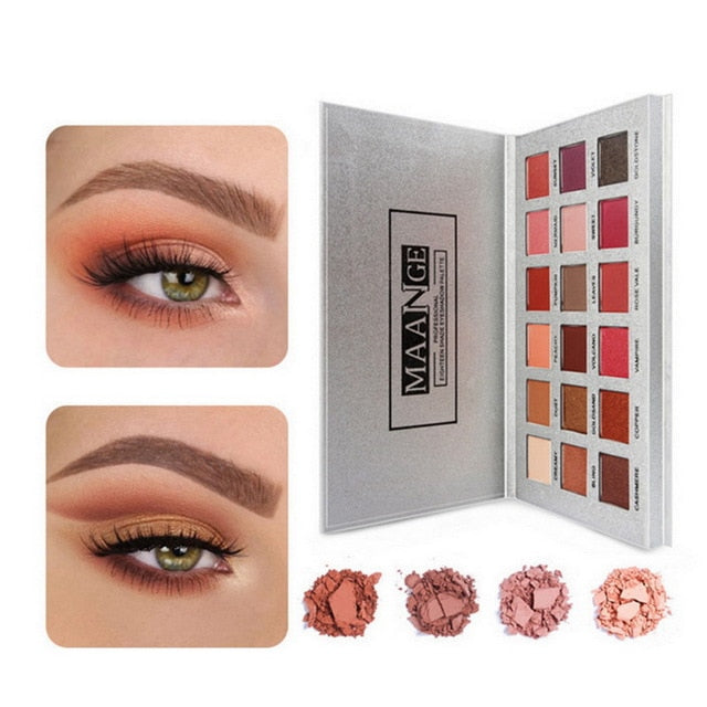 Miss Rose Long Lasting Waterproof Shimmer Makeup Kit Glitter Matte Soft Eyeshadow Palette Set Women Makeup 180 Colors Multicolor