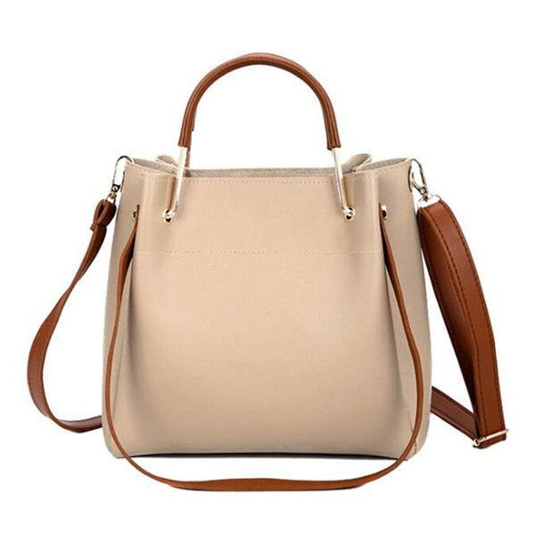 Simple Bucket Bag Women Leisure Single Shoulder Bags for Female Top-Handle Hand Totes High Quality Crossbody Bags Pack Purse