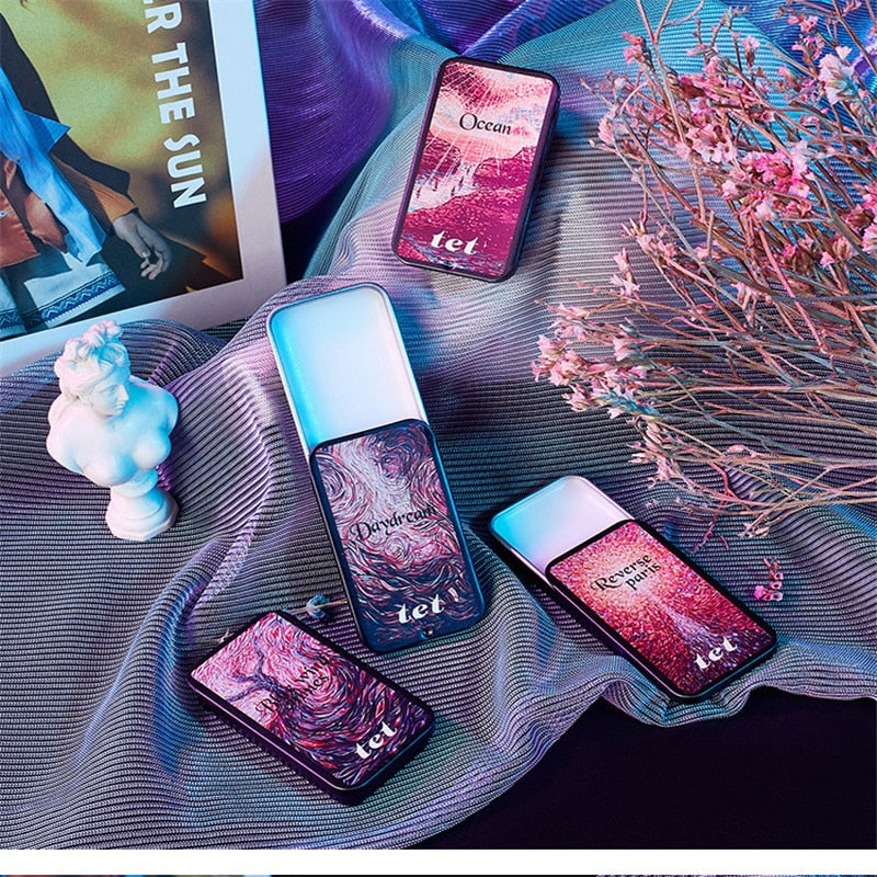 1pc Eau De Parfum 10g Women Soild Perfume Feminino Portable Box Flower Fruit Fragrance Floral Cream Female Parfum Metal Casing