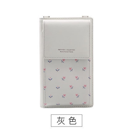 2019 New Women Casual Wallet Brand Cell Phone Wallet Big Card Holders Wallet Handbag Purse Clutch Messenger Shoulder Straps Bag