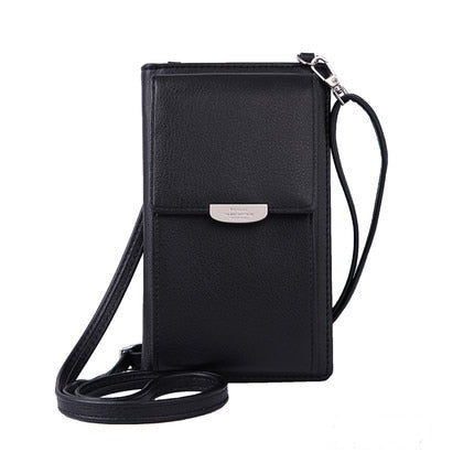 2019 New Women Casual Wallet Brand Cell Phone Wallet Big Card Holders Wallet Handbag Purse Clutch Messenger Shoulder Straps Bag