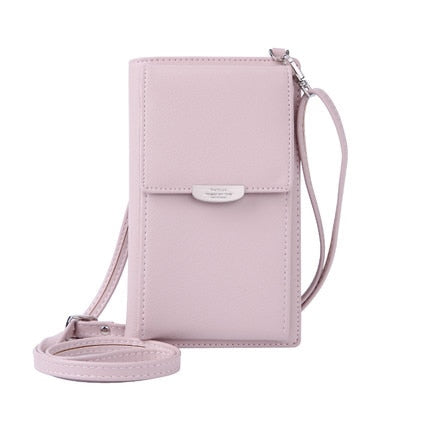 2019 New Women Casual Wallet Brand Cell Phone Wallet Big Card Holders Wallet Handbag Purse Clutch Messenger Shoulder Straps Bag