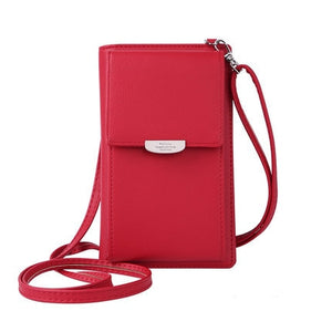 2019 New Women Casual Wallet Brand Cell Phone Wallet Big Card Holders Wallet Handbag Purse Clutch Messenger Shoulder Straps Bag