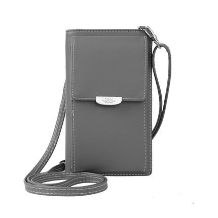 2019 New Women Casual Wallet Brand Cell Phone Wallet Big Card Holders Wallet Handbag Purse Clutch Messenger Shoulder Straps Bag