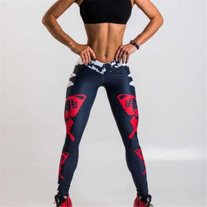 Sexy Butterflies Pattern Digital Printing Push Up Leggings For Ladies Black Elastic Force Fitness High Waist Leggings For Ladies