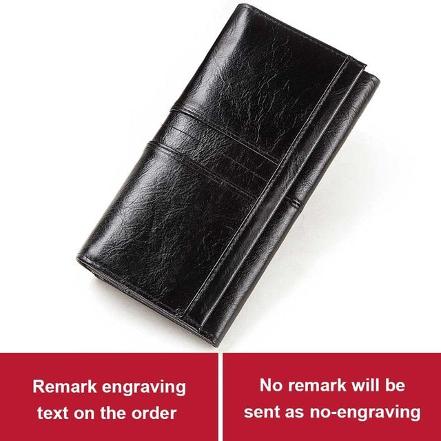 GZCZ RFID Leather Women Clutch Wallet Fashion Long Style Female Coin Purse Portomonee Clamp For Phone Bag Ladies Handy Purse