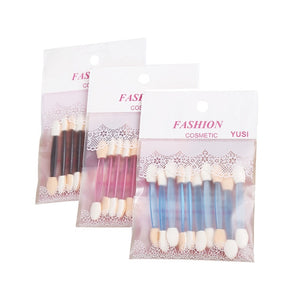 10pcs Disposable Eyeliner Eye Shadow Sponge Brushes Lip Brush Sponge Applicator Tool For Women Lady Beauty Makeup Tool
