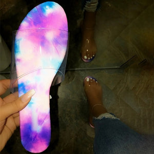 New Women Slippers Slides Jelly Shoes Outdoors Shoes Female Sexy Summer Slippers Beach Shoes 2020 Female Footwear
